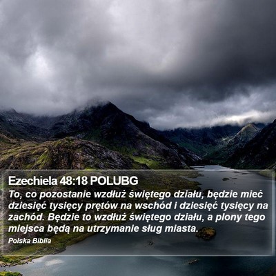 Ezechiela 48:18 POLUBG Bible Verse Image