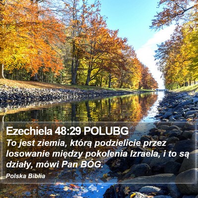 Ezechiela 48:29 POLUBG Bible Verse Image