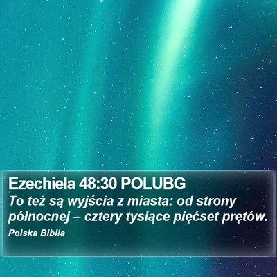 Ezechiela 48:30 POLUBG Bible Verse Image