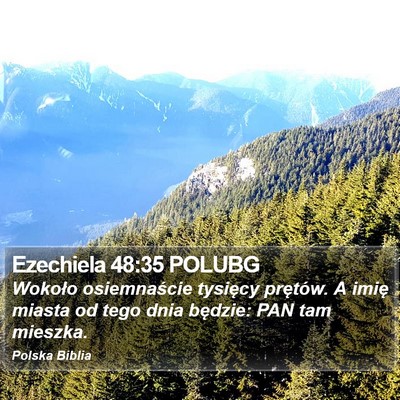 Ezechiela 48:35 POLUBG Bible Verse Image