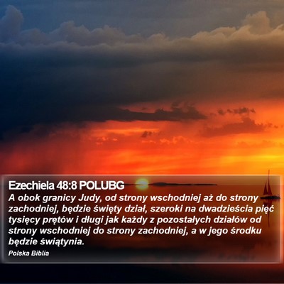 Ezechiela 48:8 POLUBG Bible Verse Image