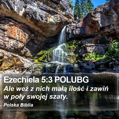 Ezechiela 5:3 POLUBG Bible Verse Image