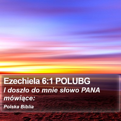 Ezechiela 6:1 POLUBG Bible Verse Image