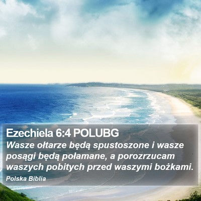 Ezechiela 6:4 POLUBG Bible Verse Image