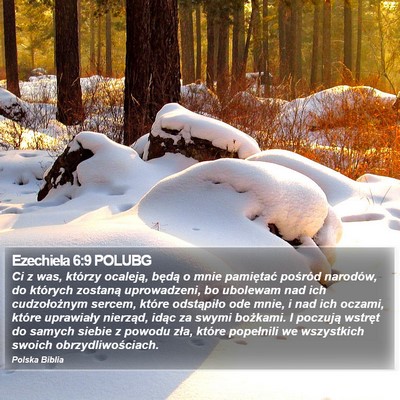 Ezechiela 6:9 POLUBG Bible Verse Image