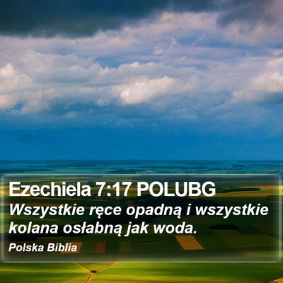 Ezechiela 7:17 POLUBG Bible Verse Image