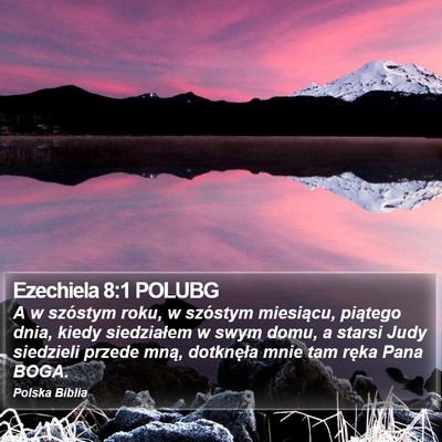 Ezechiela 8:1 POLUBG Bible Verse Image
