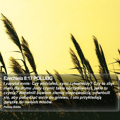 Ezechiela 8:17 POLUBG Bible Verse Image