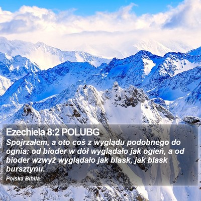 Ezechiela 8:2 POLUBG Bible Verse Image