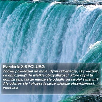 Ezechiela 8:6 POLUBG Bible Verse Image