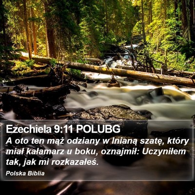 Ezechiela 9:11 POLUBG Bible Verse Image