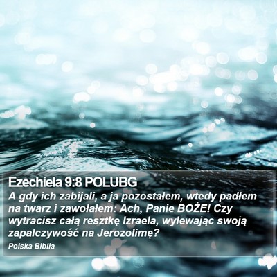 Ezechiela 9:8 POLUBG Bible Verse Image