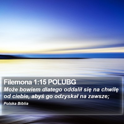 Filemona 1:15 POLUBG Bible Verse Image