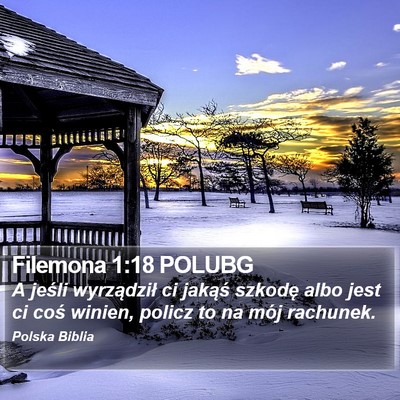 Filemona 1:18 POLUBG Bible Verse Image