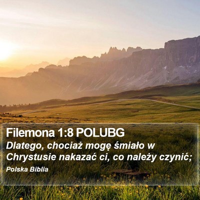 Filemona 1:8 POLUBG Bible Verse Image