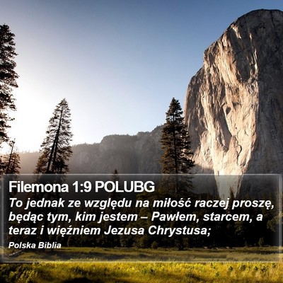 Filemona 1:9 POLUBG Bible Verse Image