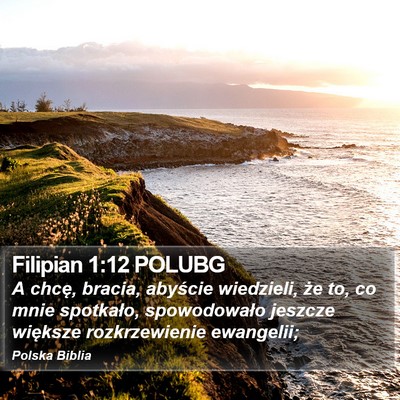 Filipian 1:12 POLUBG Bible Verse Image