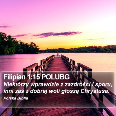 Filipian 1:15 POLUBG Bible Verse Image