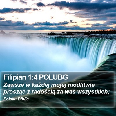 Filipian 1:4 POLUBG Bible Verse Image