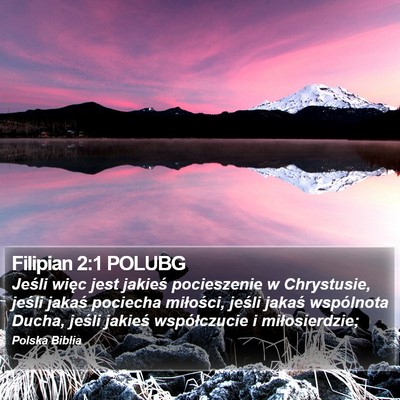 Filipian 2:1 POLUBG Bible Verse Image