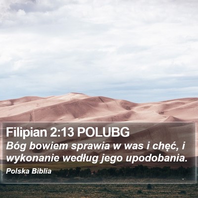 Filipian 2:13 POLUBG Bible Verse Image