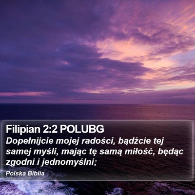 Filipian 2:2 POLUBG Bible Verse Image