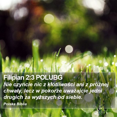 Filipian 2:3 POLUBG Bible Verse Image