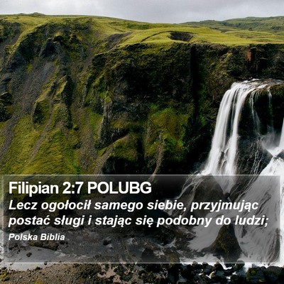 Filipian 2:7 POLUBG Bible Verse Image