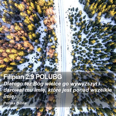 Filipian 2:9 POLUBG Bible Verse Image