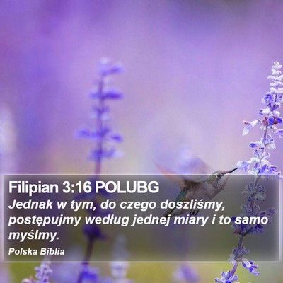 Filipian 3:16 POLUBG Bible Verse Image
