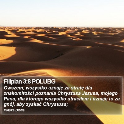 Filipian 3:8 POLUBG Bible Verse Image