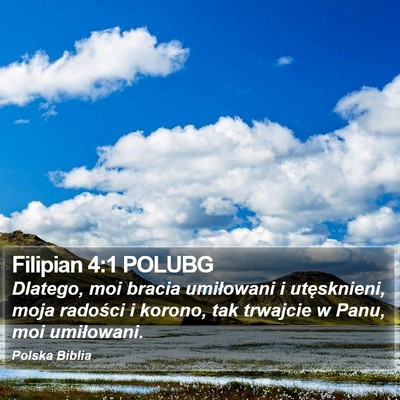 Filipian 4:1 POLUBG Bible Verse Image