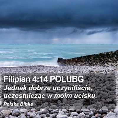 Filipian 4:14 POLUBG Bible Verse Image