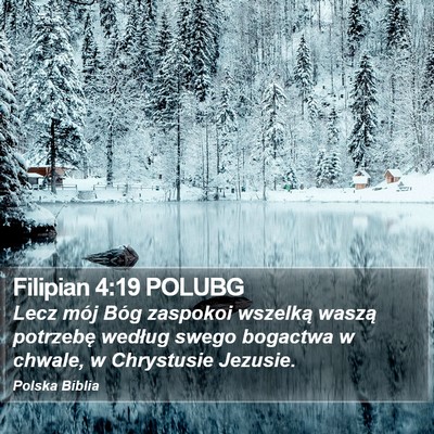 Filipian 4:19 POLUBG Bible Verse Image