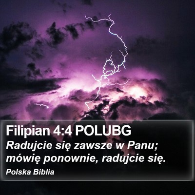 Filipian 4:4 POLUBG Bible Verse Image
