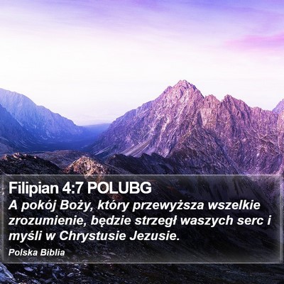 Filipian 4:7 POLUBG Bible Verse Image