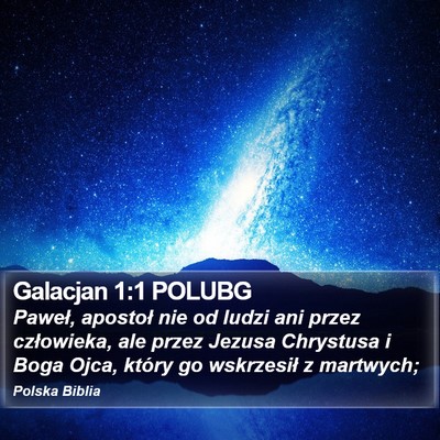 Galacjan 1:1 POLUBG Bible Verse Image