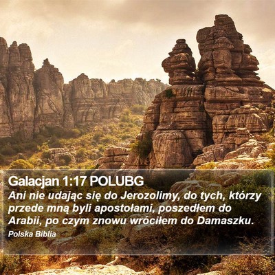 Galacjan 1:17 POLUBG Bible Verse Image