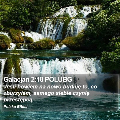 Galacjan 2:18 POLUBG Bible Verse Image