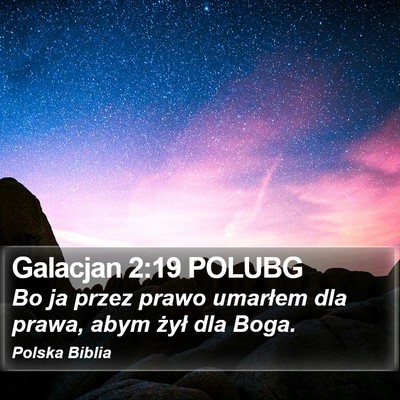 Galacjan 2:19 POLUBG Bible Verse Image