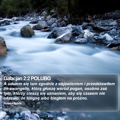 Galacjan 2:2 POLUBG Bible Verse Image