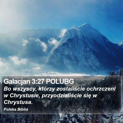 Galacjan 3:27 POLUBG Bible Verse Image