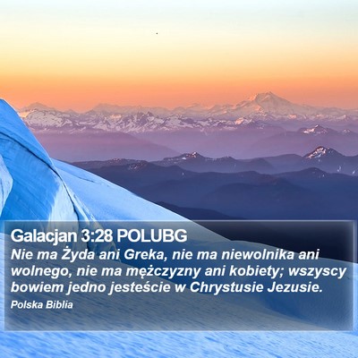 Galacjan 3:28 POLUBG Bible Verse Image