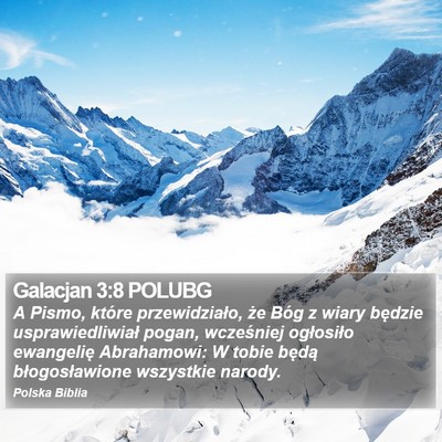 Galacjan 3:8 POLUBG Bible Verse Image