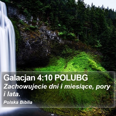 Galacjan 4:10 POLUBG Bible Verse Image