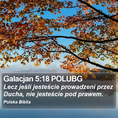 Galacjan 5:18 POLUBG Bible Verse Image