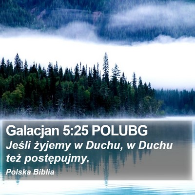 Galacjan 5:25 POLUBG Bible Verse Image