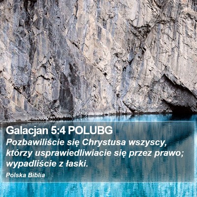 Galacjan 5:4 POLUBG Bible Verse Image
