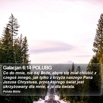 Galacjan 6:14 POLUBG Bible Verse Image