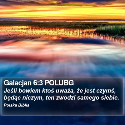 Galacjan 6:3 POLUBG Bible Verse Image